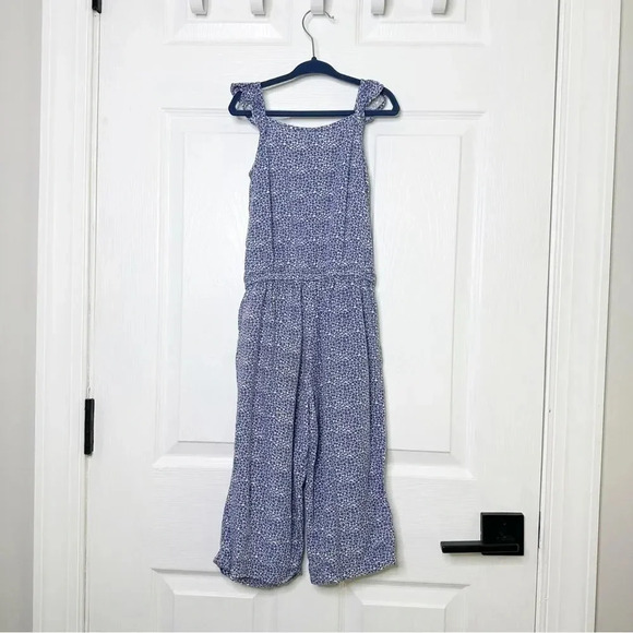 GAP KIDS Ruffle Romper Blue Nova Lightweight Girls Size XS - Picture 6 of 6